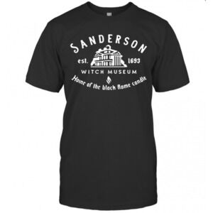 Sanderson Witch Museum Home Of The Black Flame Candle T-Shirt